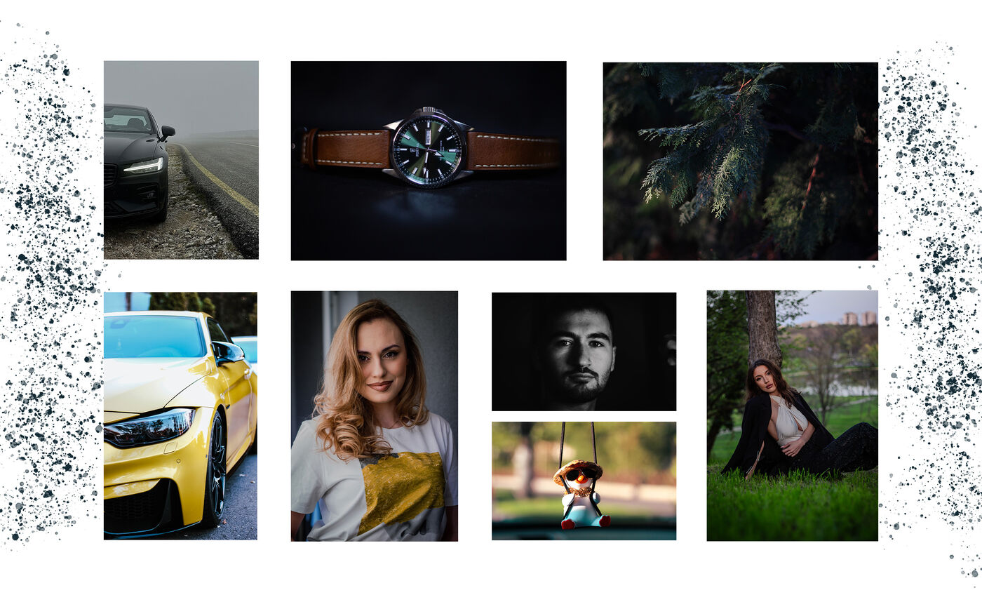 Colaj selecții materiale foto